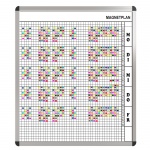 Personal-Raum-Plan,  8 Stunden, 43 Spalten, 103x97 cm, 